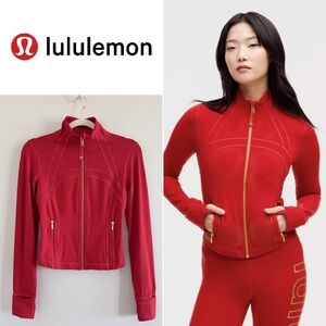 lululemon Lunar New Year Define Cropped Jacket Nulu Size 4